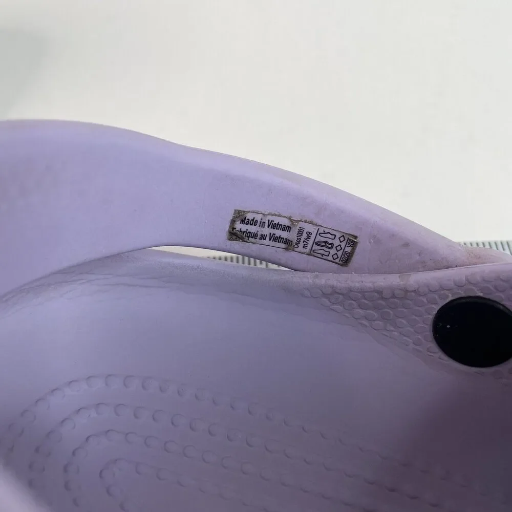 Crocs Womens Clogs Size 9, Light Purple/Lavender, Classic Slip On, Mens 7 - Picture 10 of 10